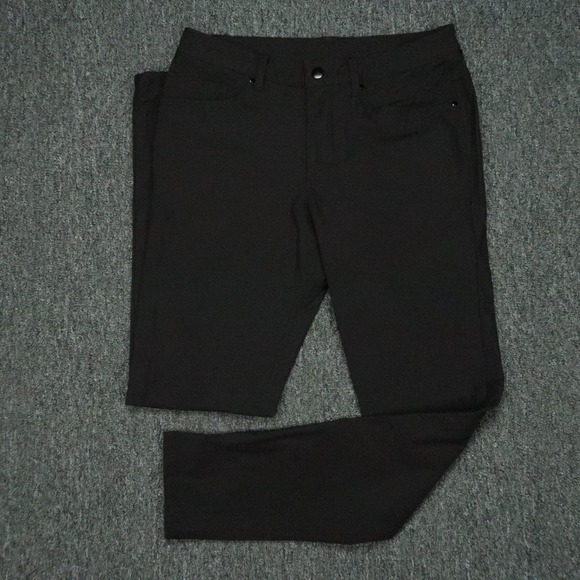 Lululemon Pants‎ Mens 30x33 Black ABC Slim Fit Warpstreme Trouser Chino 5 Pocket
